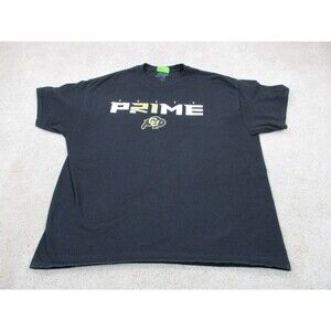 Colorado Buffaloes Shirt Men XL Black CU Boulder Coach Prime Buffs Football